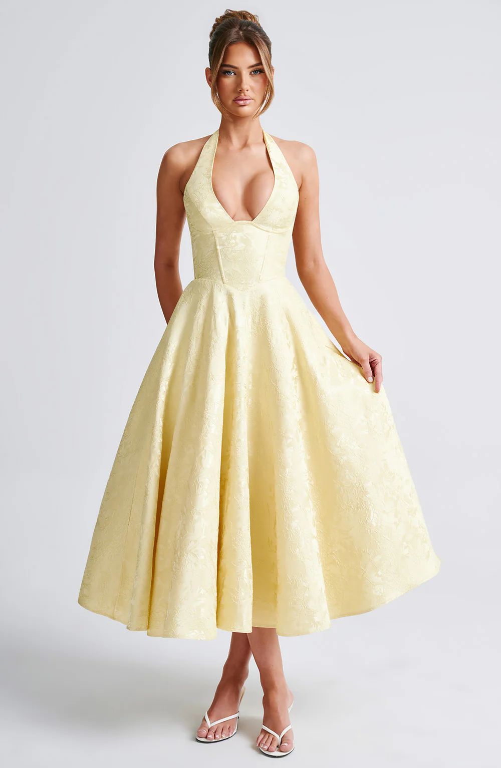 The "Resort Royalty" Jacquard Maxi